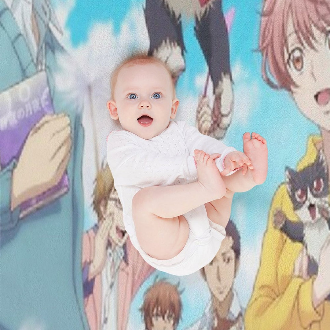 My Roommate Is A Cat Velvety-soft Throw Blanket