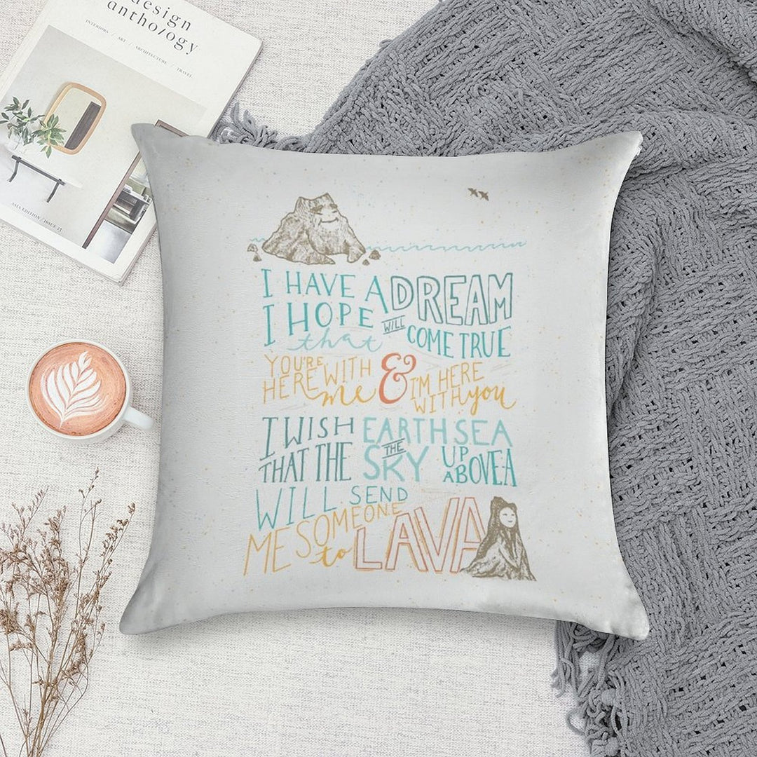 I Lava You Soft High-Density Material Throw Pillow