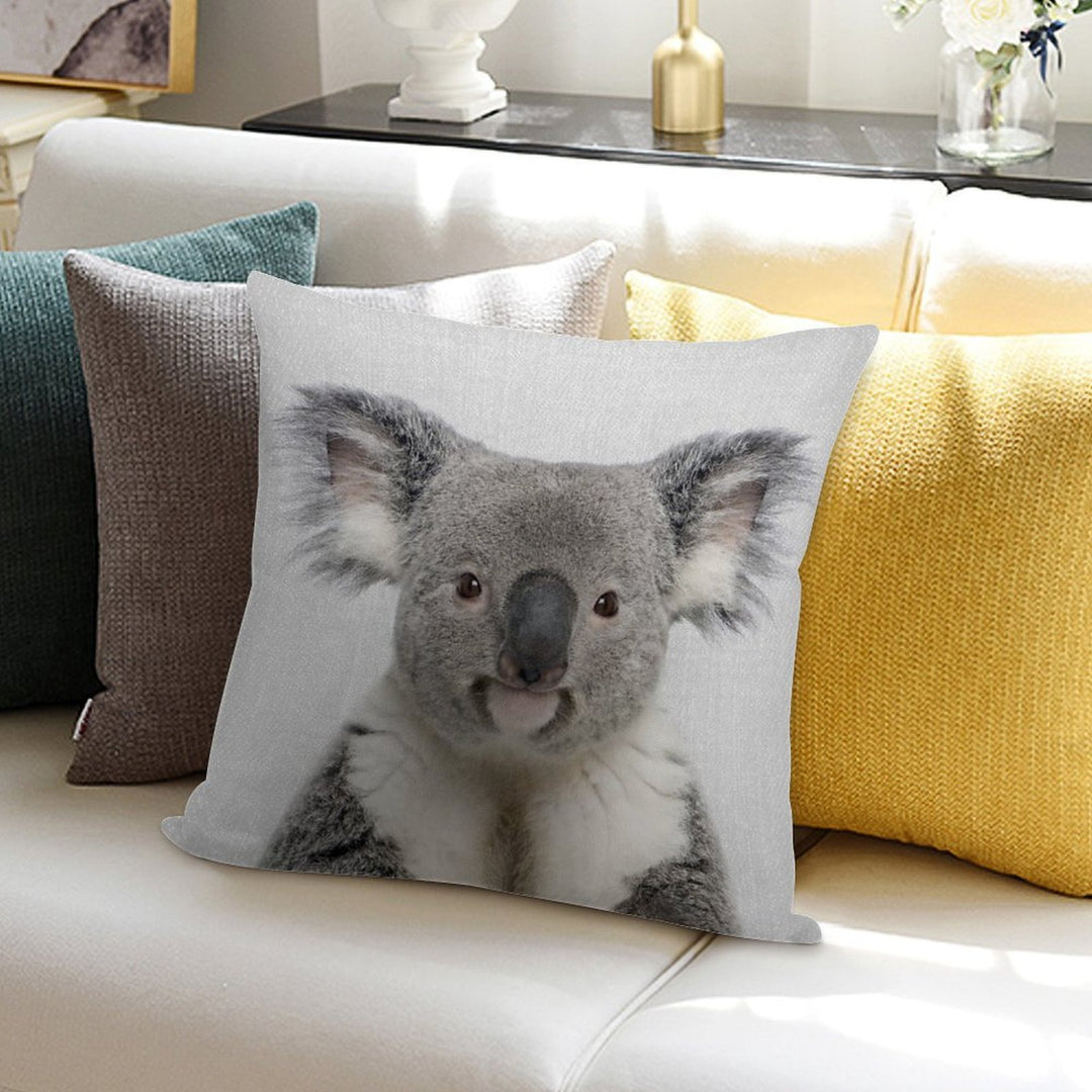 Koala - Colorful Soft Durable Construction Throw Pillow