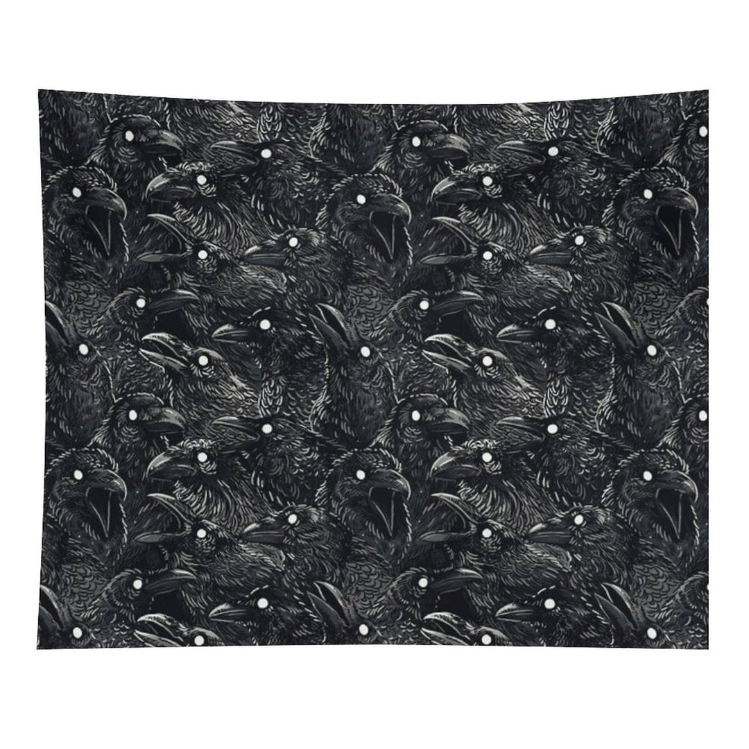 Raven Pattern 2 Tapestry