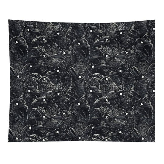Raven Pattern 2 Tapestry