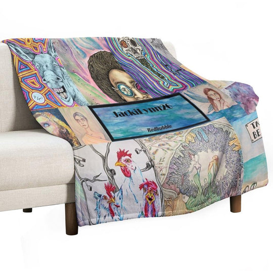 JackiLynn26 Collage Compact Throw Blanket