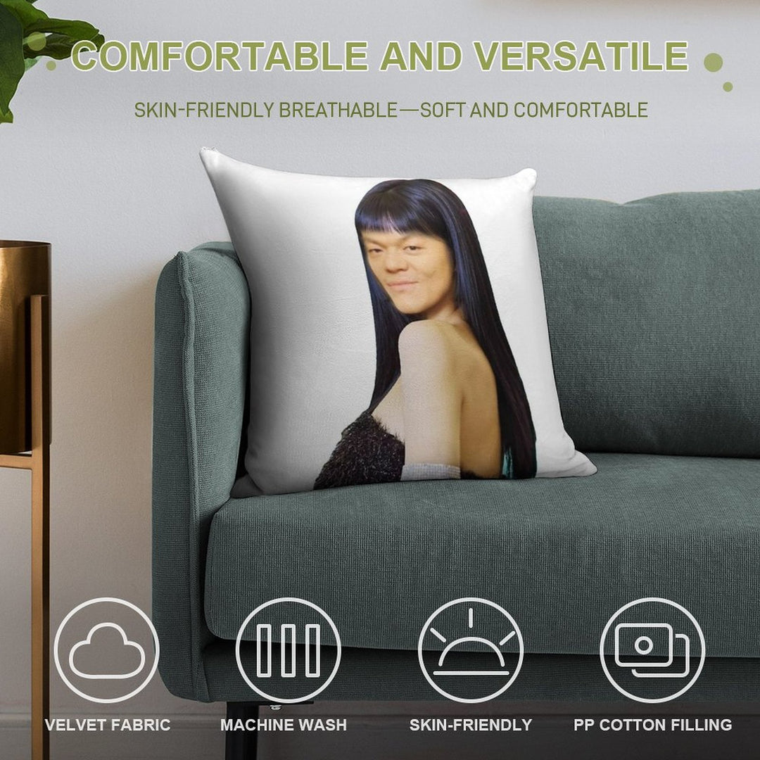 JYP Fancy Twice Meme Soft Easy Maintenance Throw Pillow