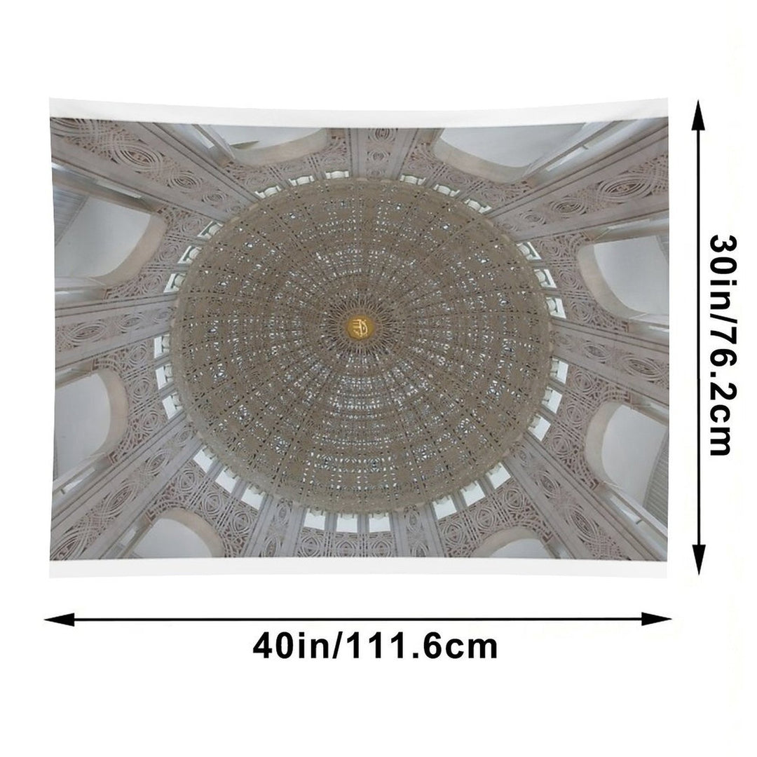 Baha'i Temple Dome Ceiling Tapestry