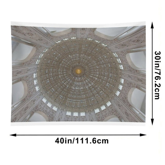 Baha'i Temple Dome Ceiling Tapestry