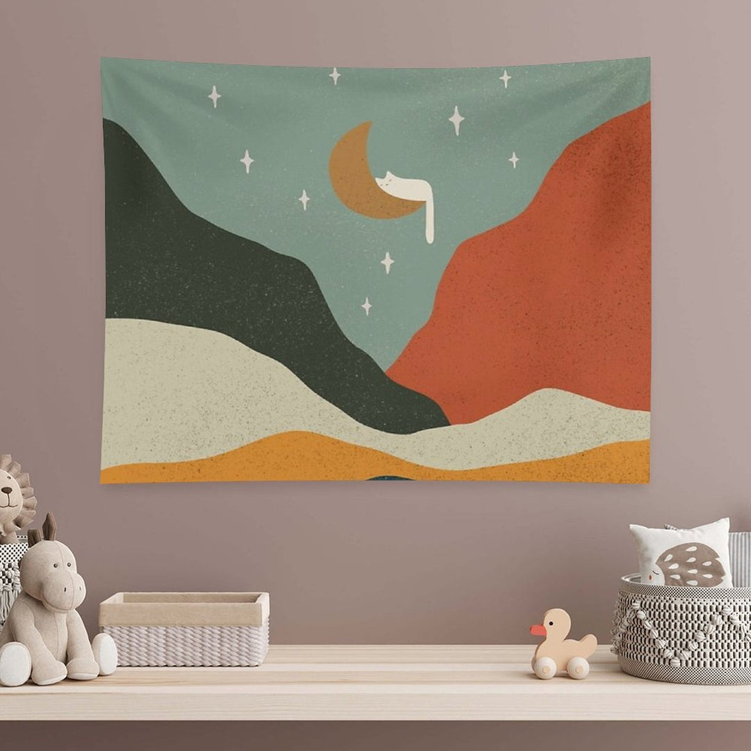 Cat Landscape 203 Tapestry