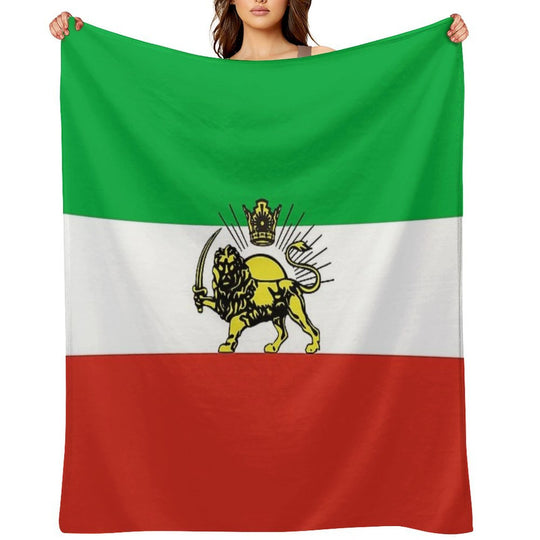 Flag of Persia  Iran (Pahlavi) Comfort Throw Blanket