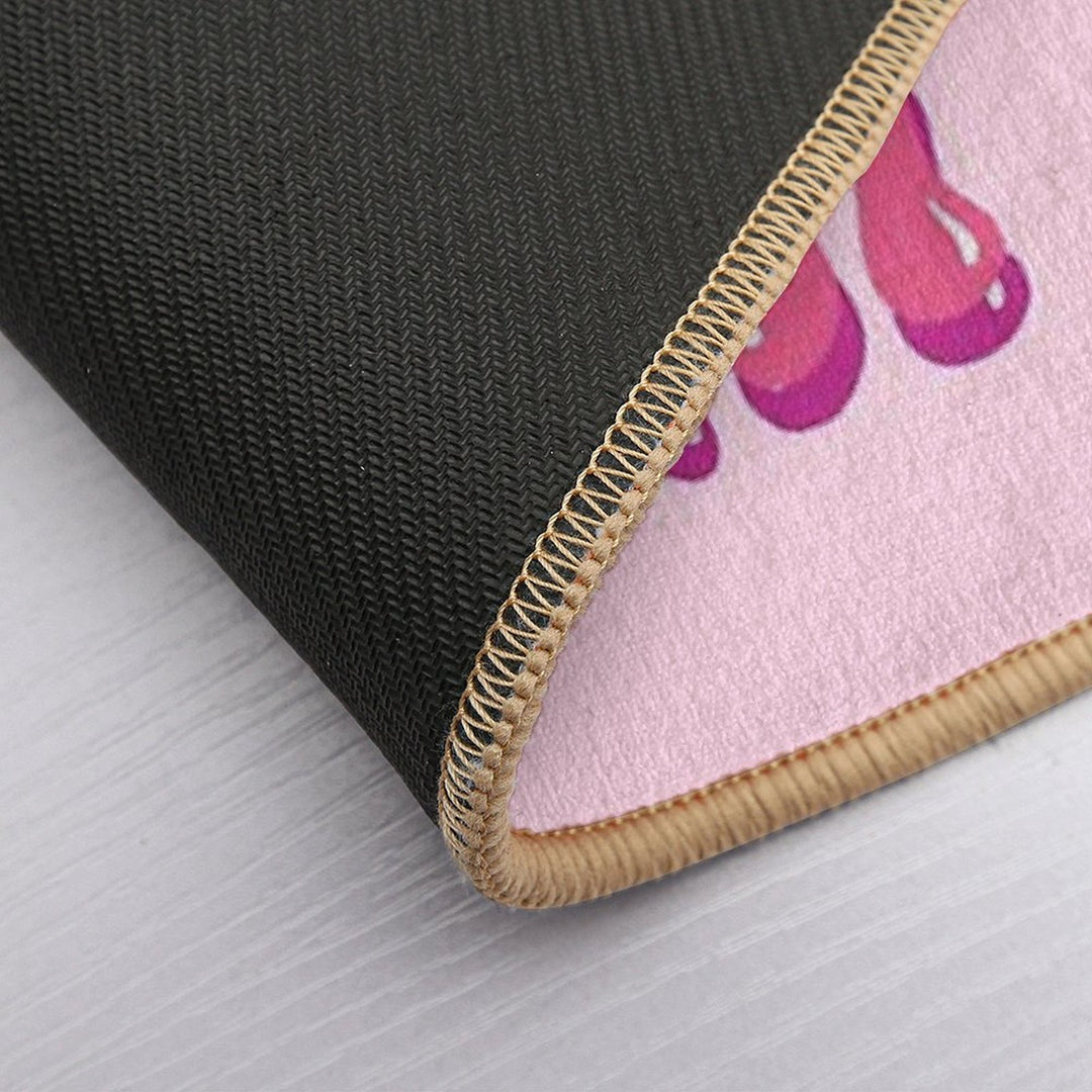 “THRIFT OR DIE” Pink  Rapid-Drying Bath Mat