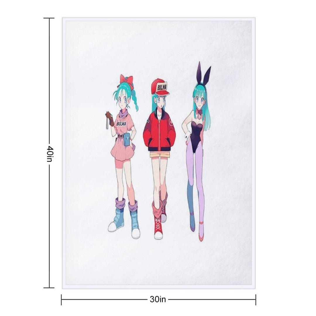 Bulma Girls All-season Throw Blanket