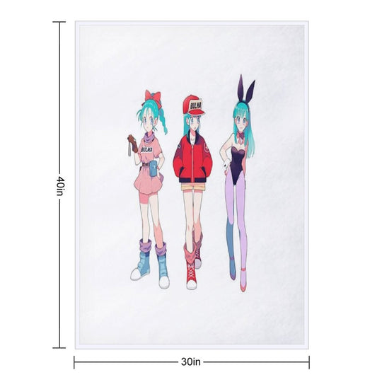 Bulma Girls All-season Throw Blanket