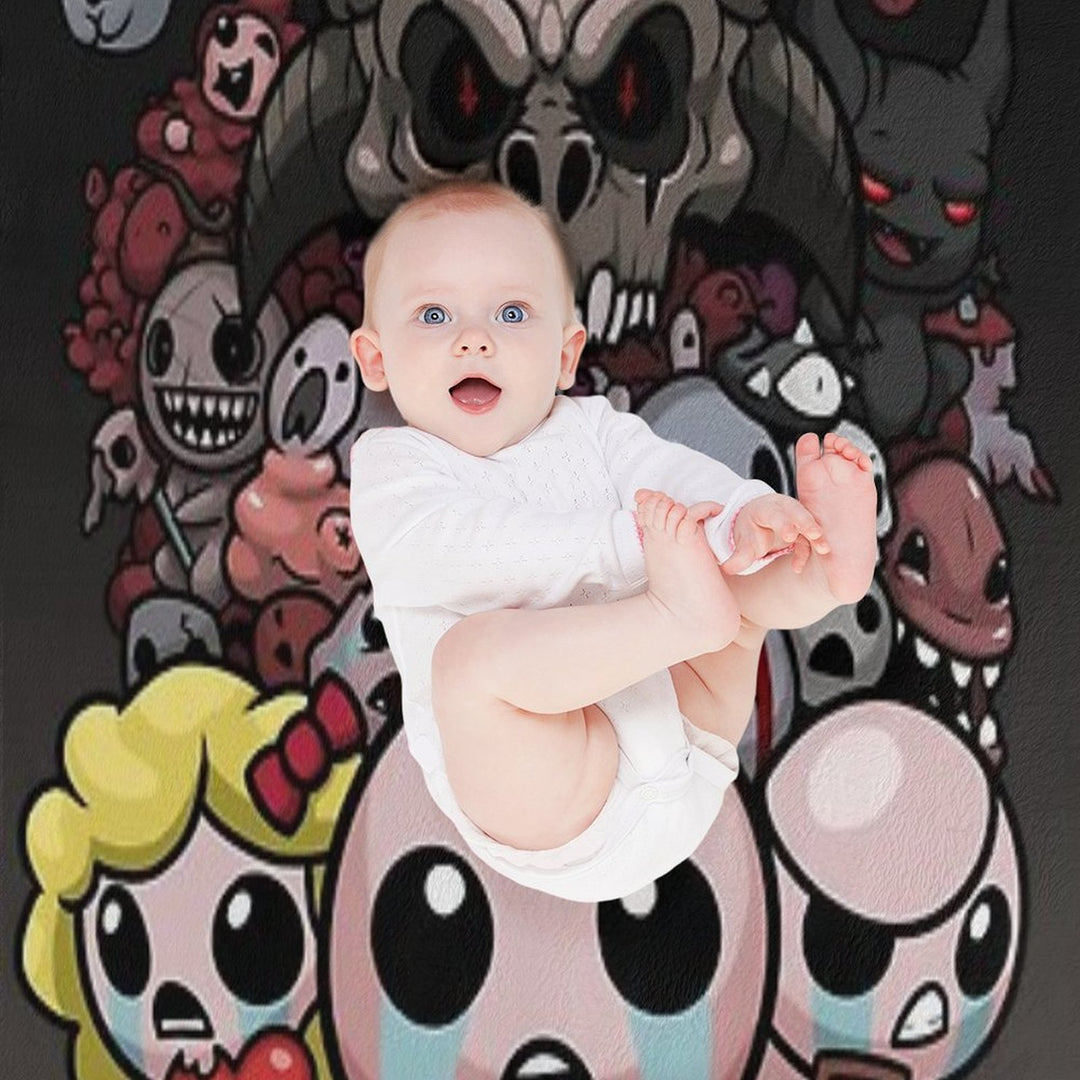 The Binding of Isaac Travel-friendly Throw Blanket