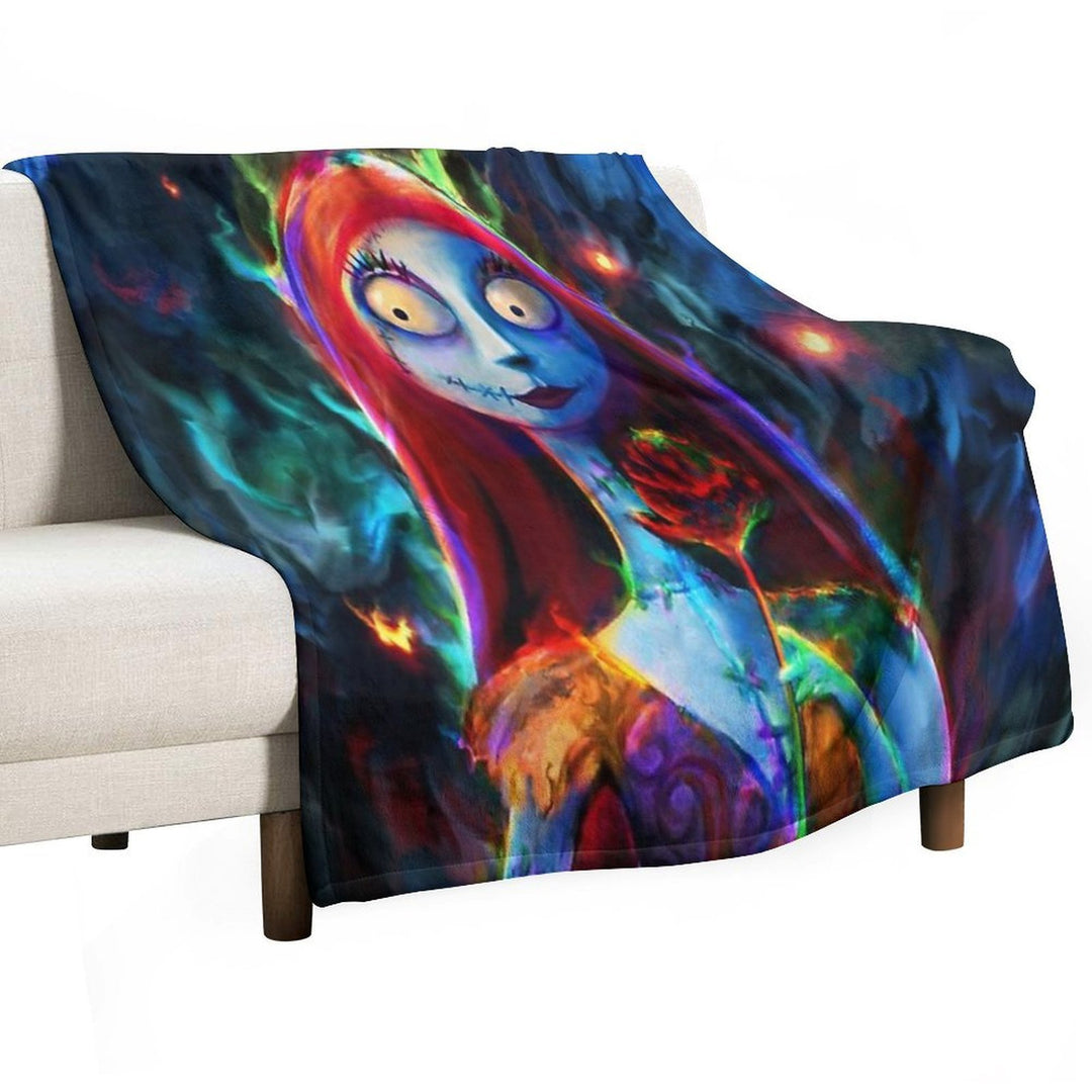Nightmare before Christmas Sally Travel-friendly Throw Blanket