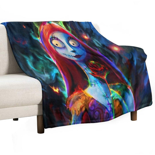 Nightmare before Christmas Sally Travel-friendly Throw Blanket