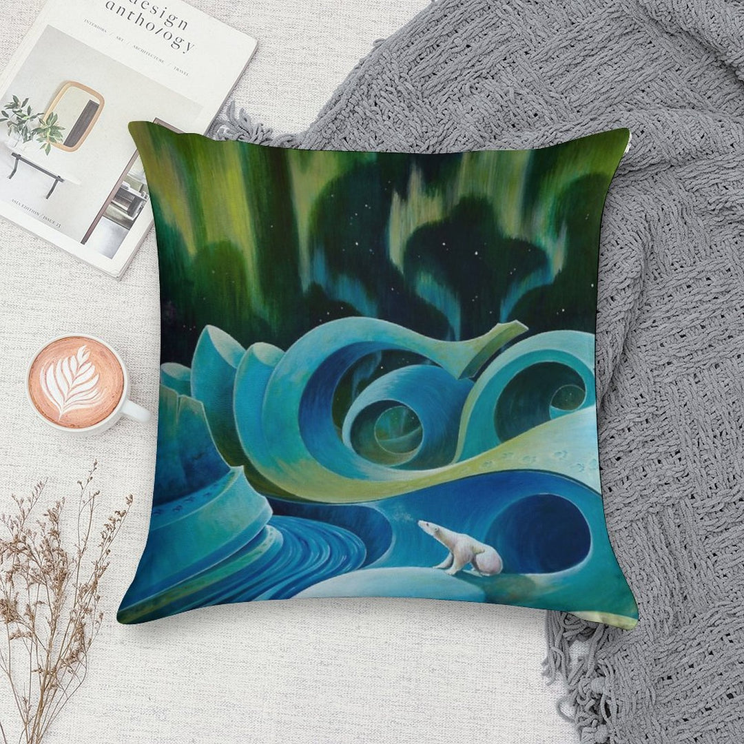 Free Floe Horizon Detail Soft Bedroom Essential Throw Pillow