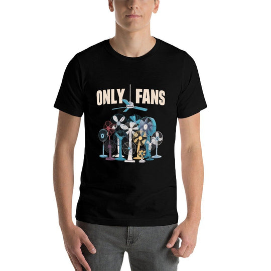 Funny Only Fans Joke Only Art Fans Womens Only Fans Joke  Vintage-inspired T-Shirt