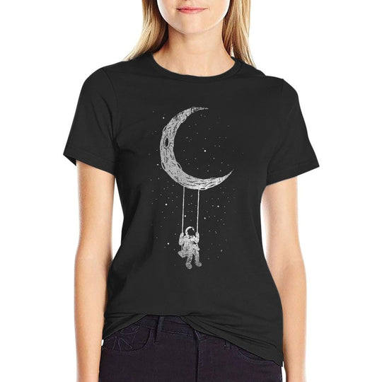 Moon Planet Outer Space Galaxy Star Cosmonaut Gift Astronaut  Vintage-inspired T-Shirt