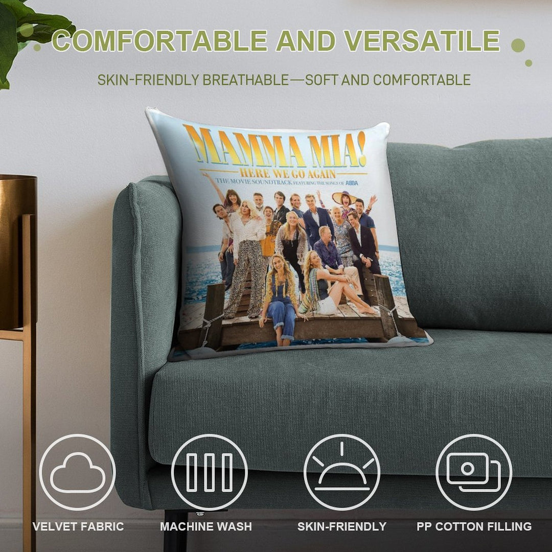 Mamma Mia Soft Style Accent Throw Pillow