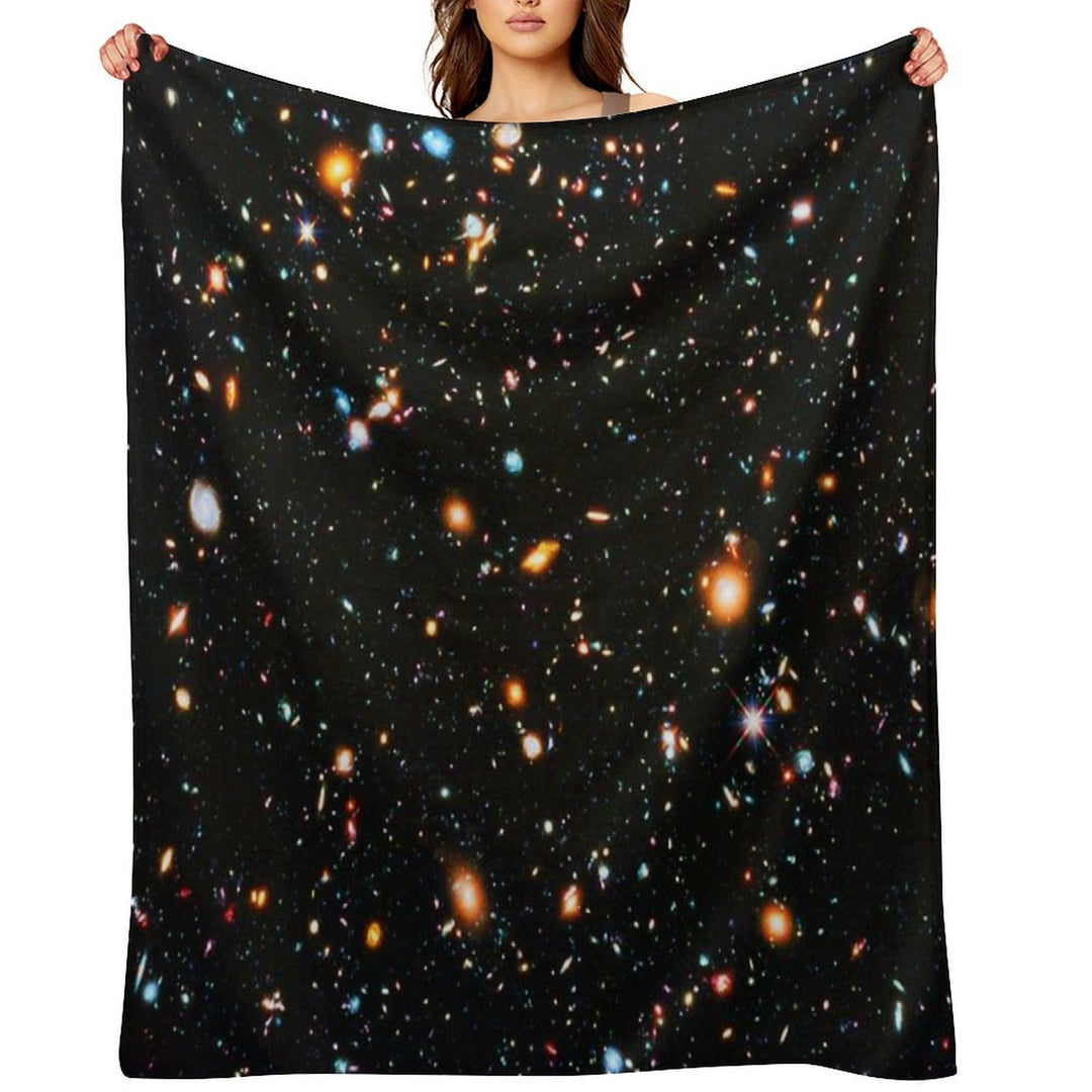 Hubble Extreme Deep Field Sustainable Throw Blanket