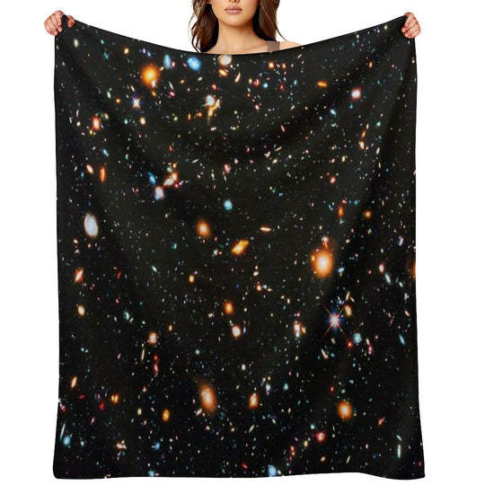 Hubble Extreme Deep Field Sustainable Throw Blanket