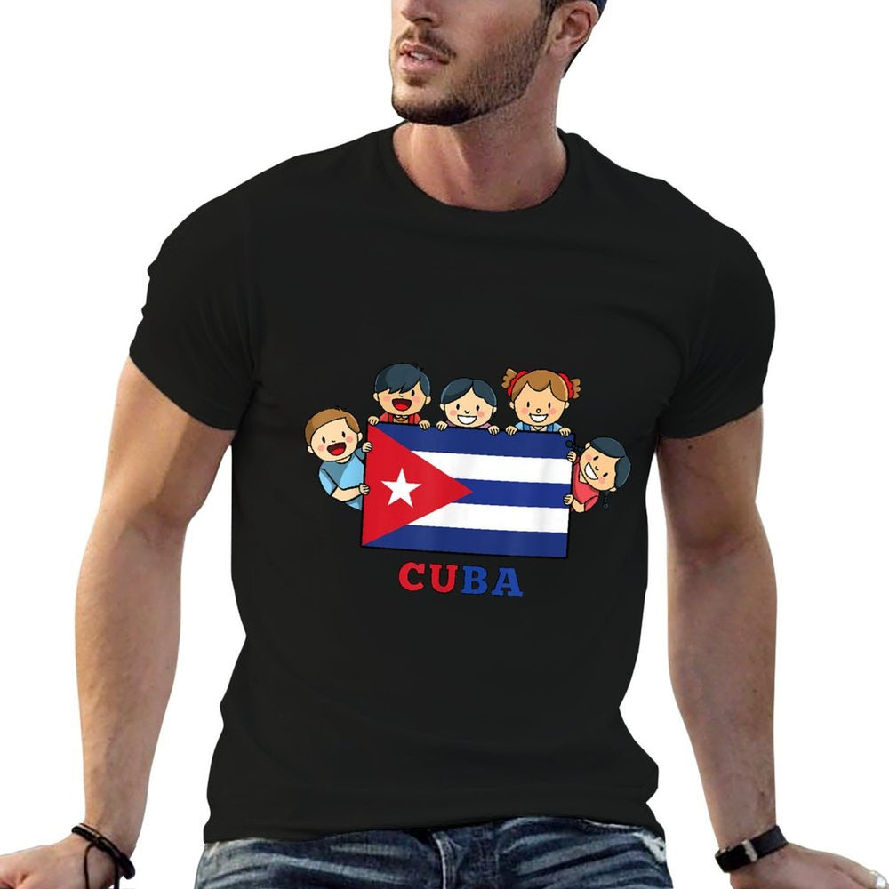 Kids Cuba Hispanic Heritage Month Cuban Comfortable T-Shirt