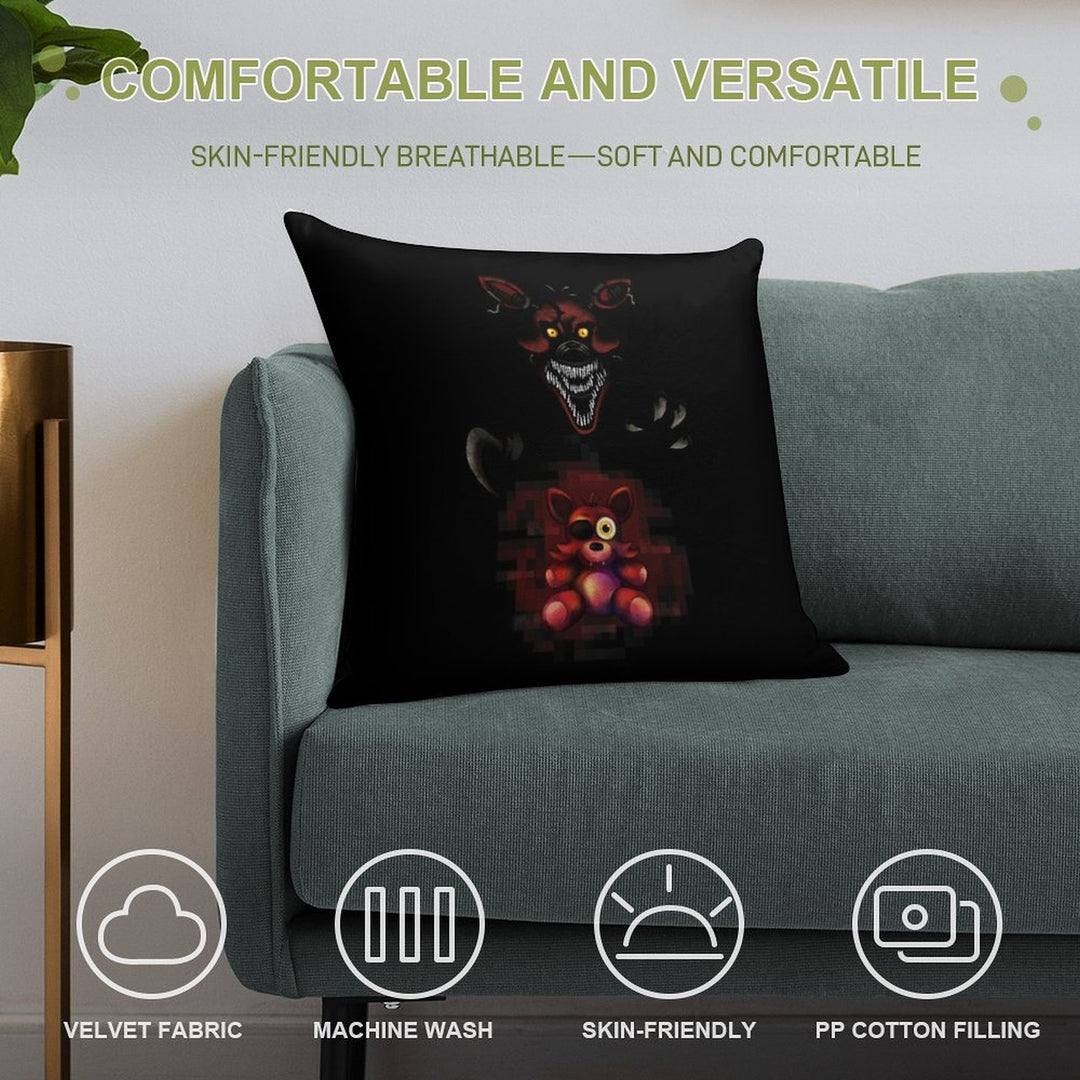 Five Nights at Freddy's - Fnaf 4 - Nightmare Foxy Plush Soft Warmth Comfort Throw Pillow