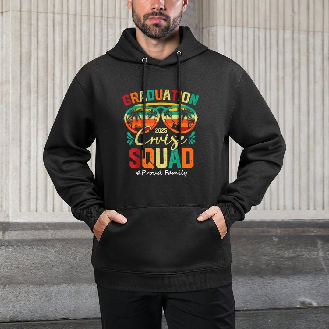 Graduation Cruise Squad 2025 Proud Family Funny Cruising Adjustable Hood Hoodie