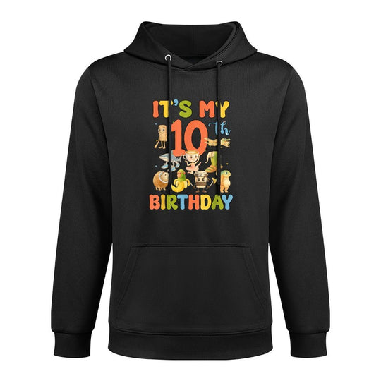 Its My 10th Birthday Boy Italian Brainrot Meme 10 Year Old Customizable Surface Hoodie