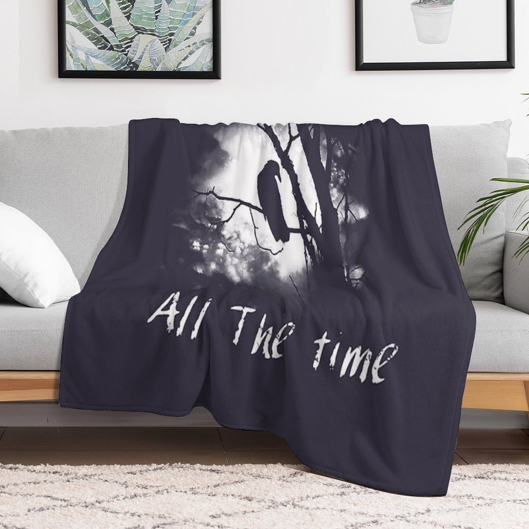 Men Women The Crow Halloween Gifts For Music Fans Lightweight Throw Blanket
