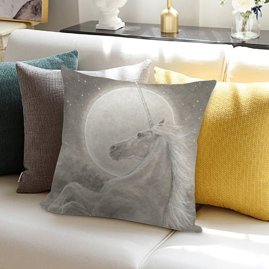 The Unicorn Soft Style Accent Throw Pillow