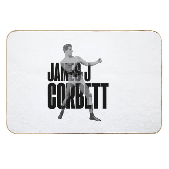 James J Corbett  Dirt-Trapping Bath Mat