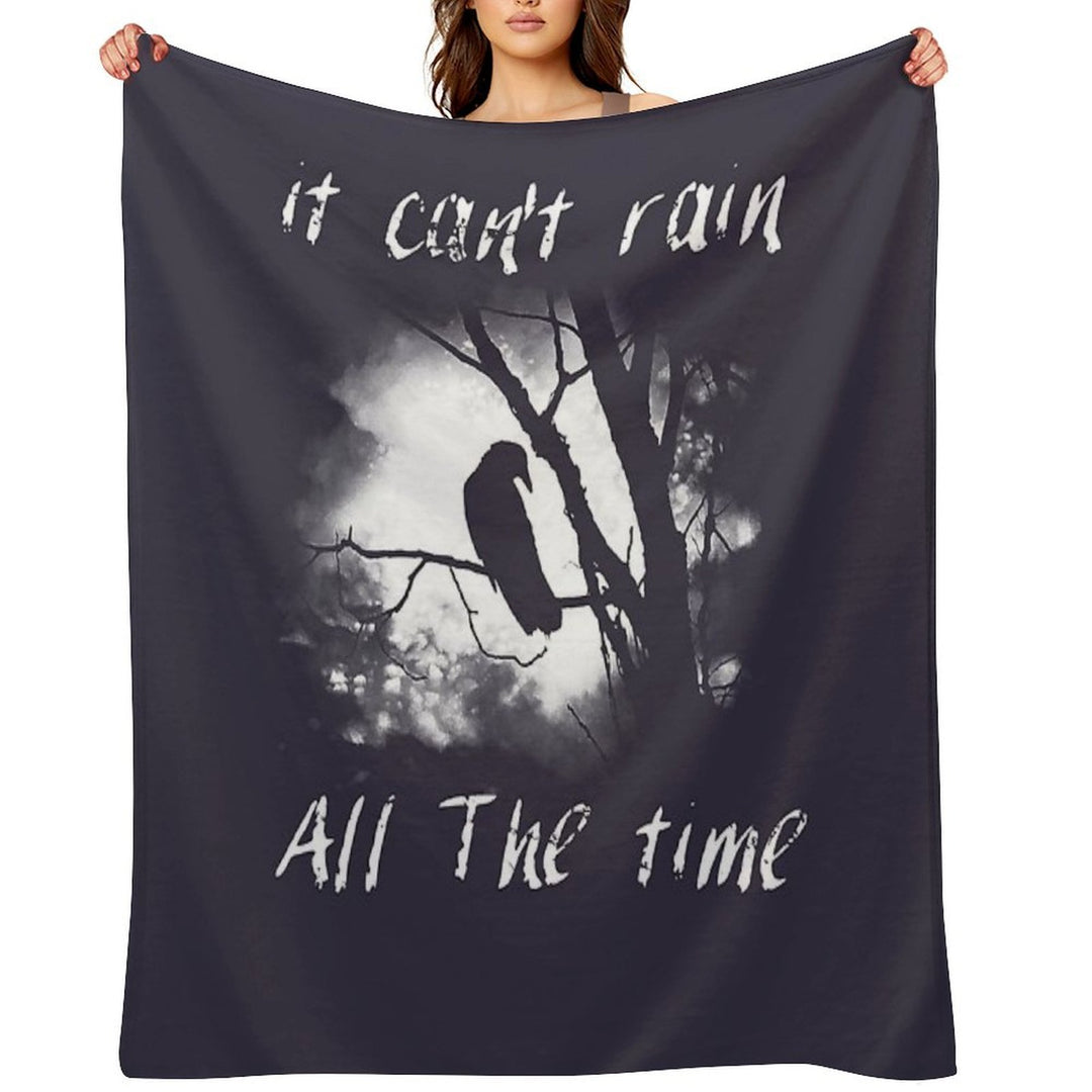 Men Women The Crow Halloween Gifts For Music Fans Lightweight Throw Blanket