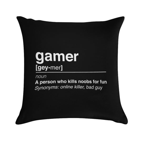 Gamer Definition Soft Style Accent Throw Pillow