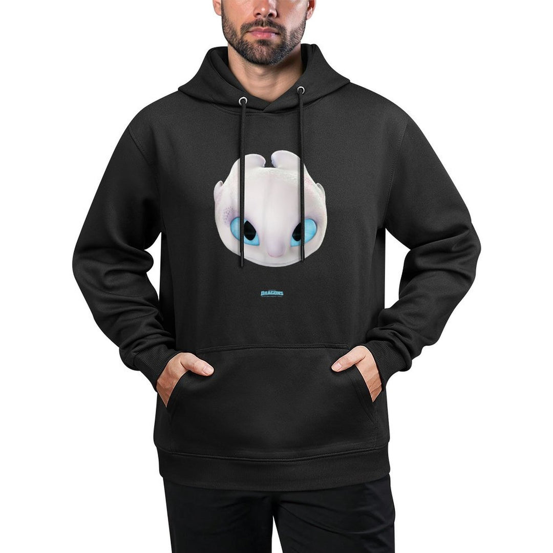 DreamWorks Dragons Light Fury Big Face Costume 3D Moisture-Wicking Hoodie