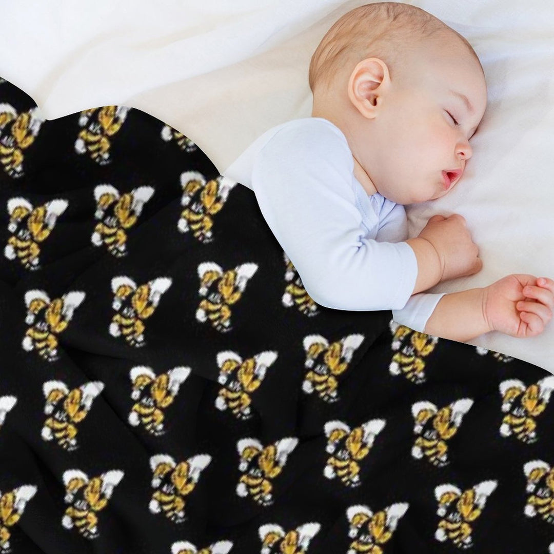 The Randolph Macon Iconic Anti-pilling Throw Blanket