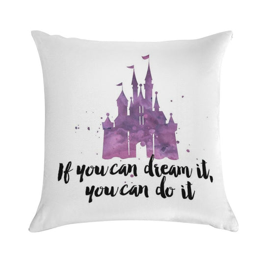 If You Can Dream It Soft Bedroom Essential Throw Pillow