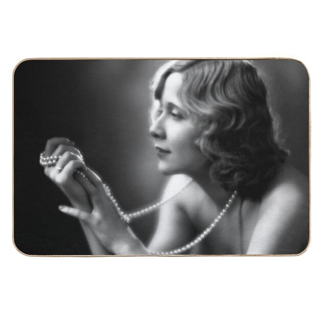 Vivian Vance Portrait  Pet-Safe Bath Mat