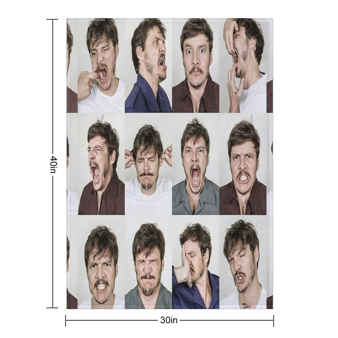 Pedro Pascal Eco-conscious Throw Blanket
