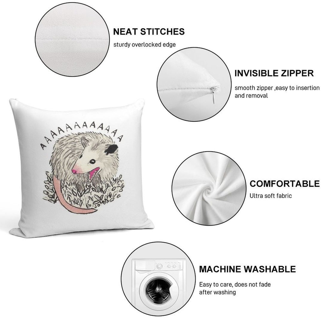 He Scream Soft Multiple Sizes Throw Pillow