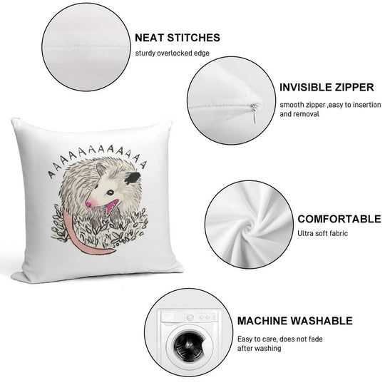 He Scream Soft Multiple Sizes Throw Pillow