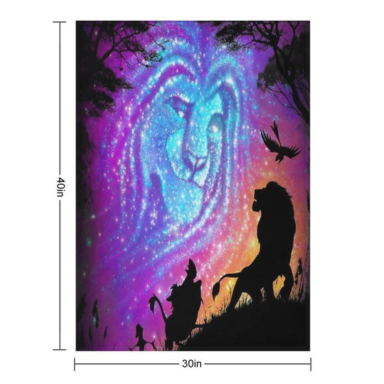 He Lives In You Travel-friendly Throw Blanket