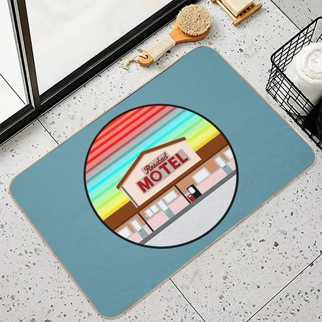 ROSEBUD MOTEL SCHITT'S CREEK  Non-Slip Bath Mat