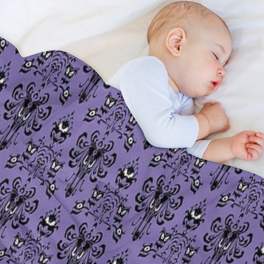 Haunted Wallpaper Versatility Throw Blanket