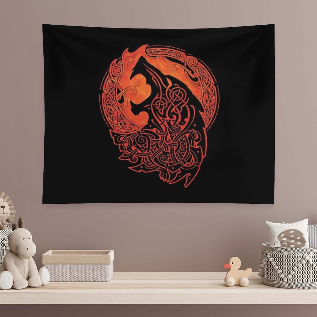 FENRIR. LOKI'S SON. Tapestry