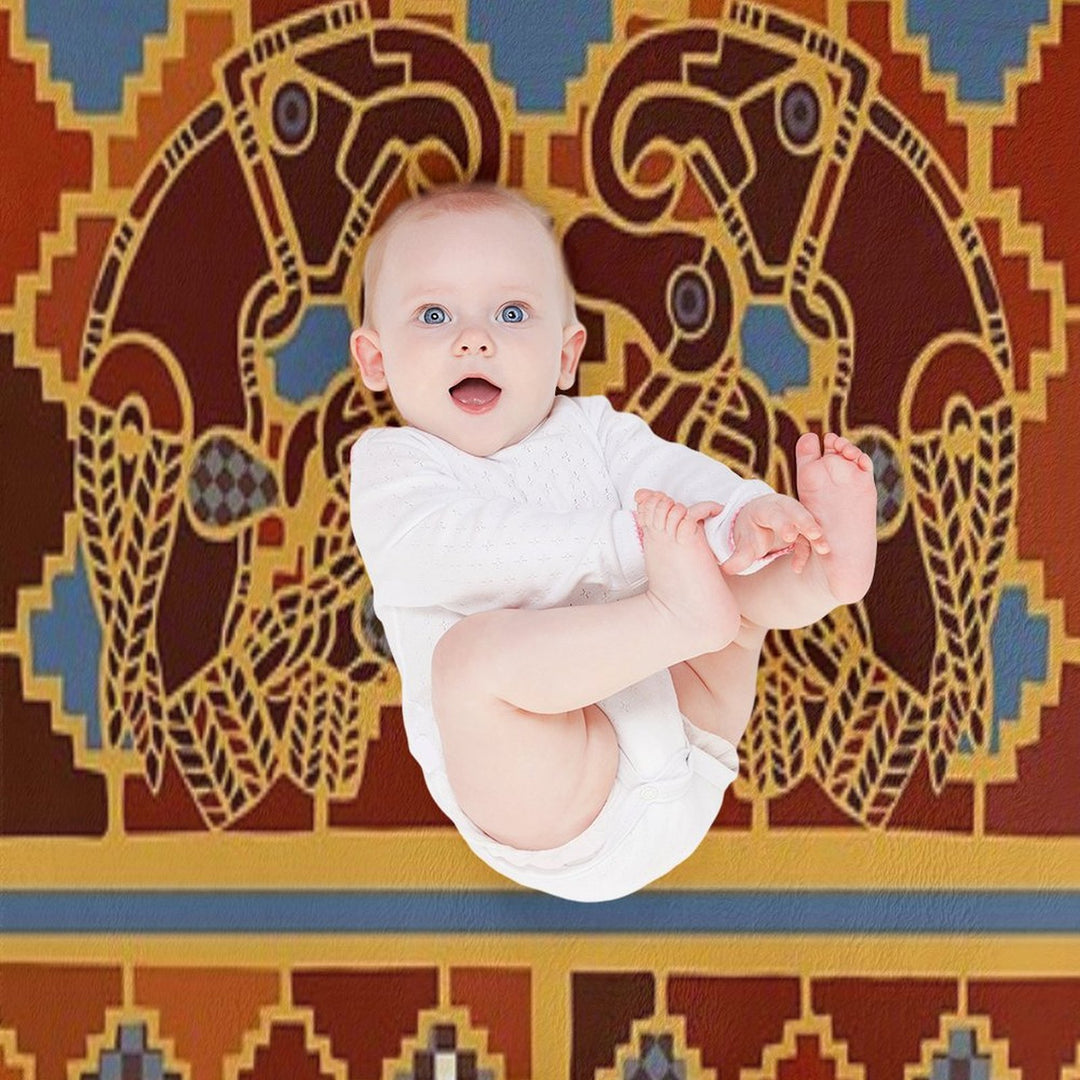 Imagining Sutton Hoo The Eagles Plush Throw Blanket