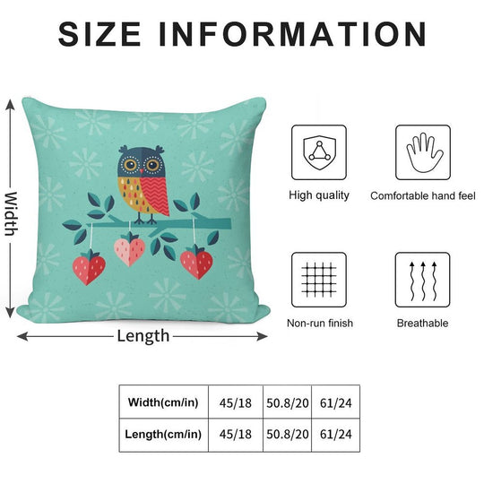 Owl Always Love You Soft Ultra-Soft Texture Throw Pillow