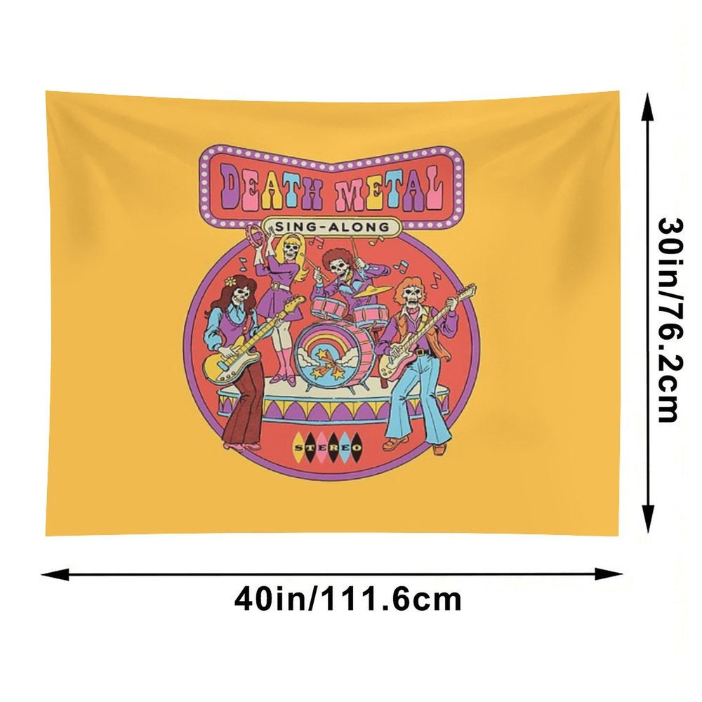 Death Metal Sing-Along Tapestry