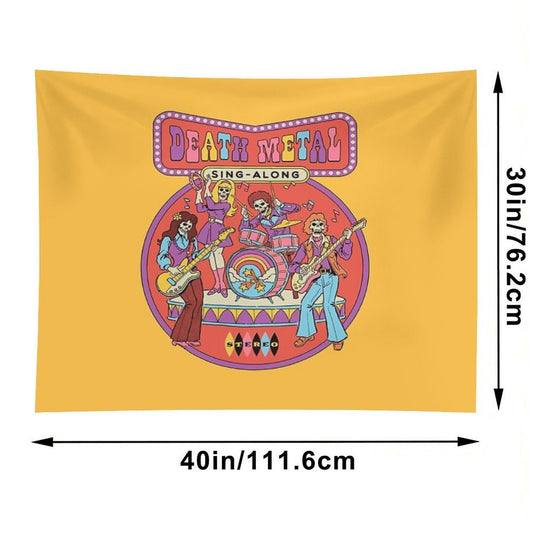 Death Metal Sing-Along Tapestry