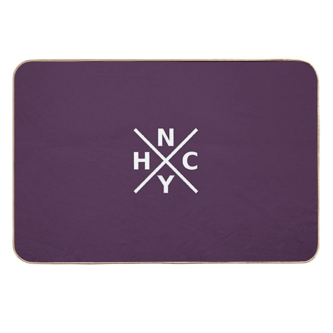 NYHC - New York Hardcore Logo White Font  Rapid-Drying Bath Mat