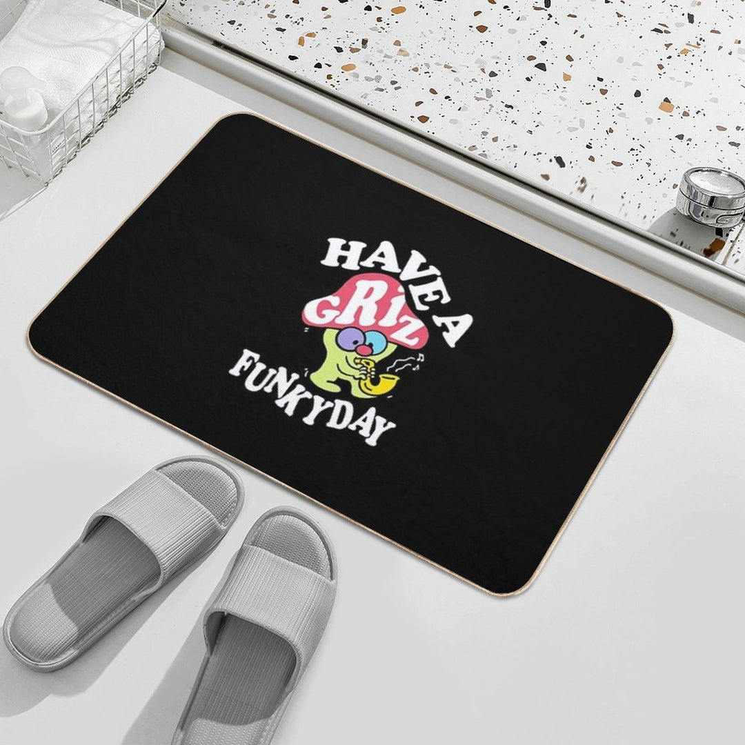 Griz Merch GRiZ Have A Funky Day  Eco-Friendly Bath Mat