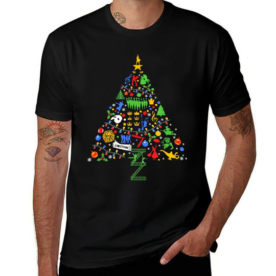 Musical Theater Christmas Tree  Wrinkle-resistant T-Shirt